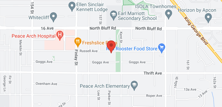 map of 15760 RUSSELL AVENUE